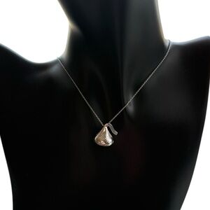 HERSHEYS Sterling Silver 925 Hershey’s Kiss Charm on Sterling Silver 925 Chain